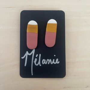 Polymer clay earrings